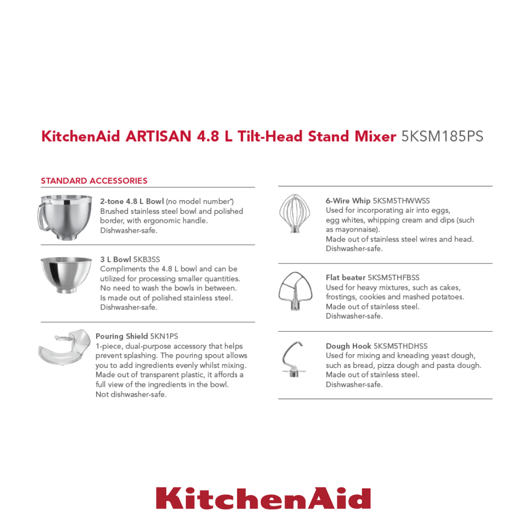 Artisan 4.8L Tilt-Head Stand Mixer - Kyoto Glow