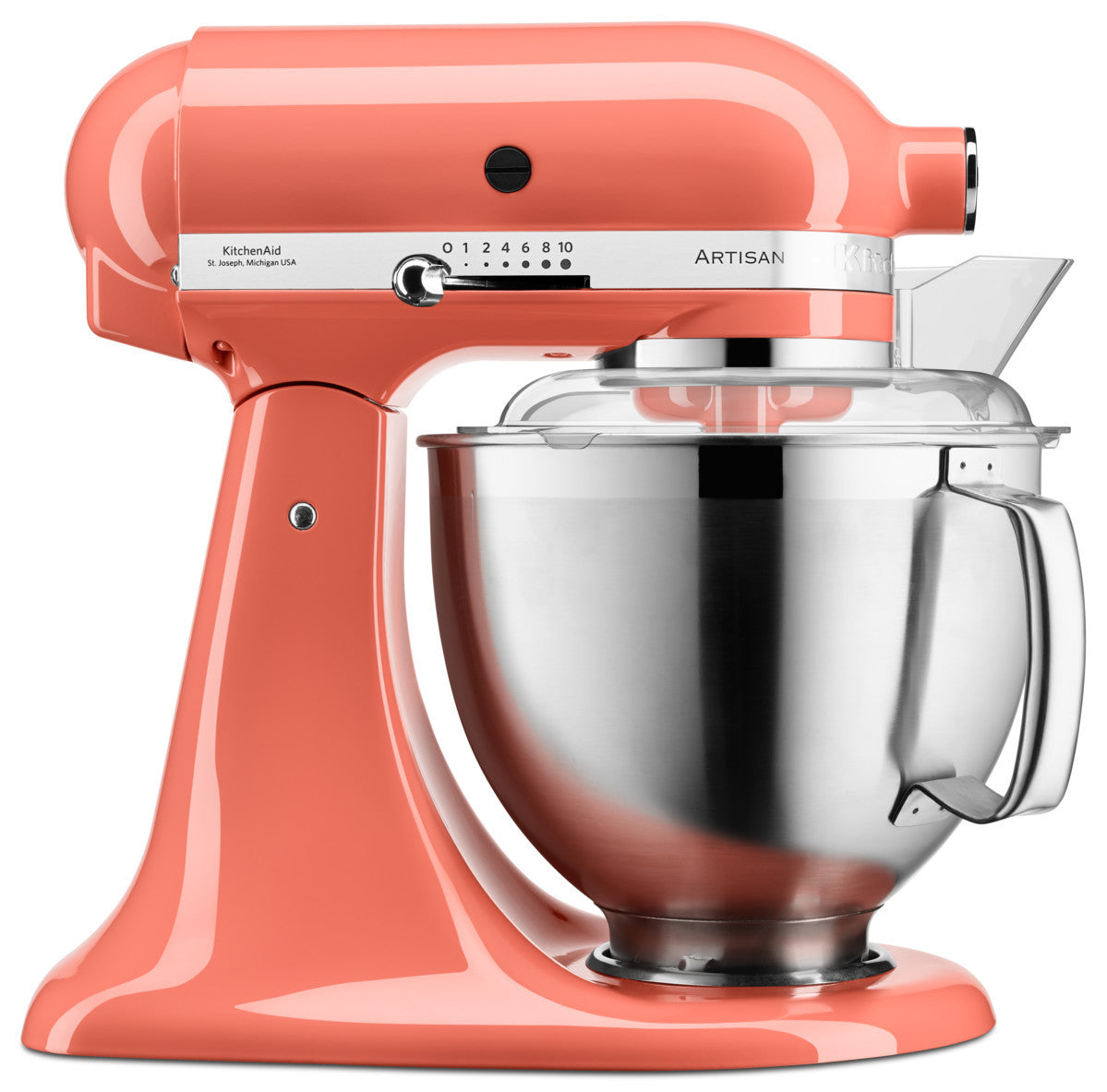 Artisan 4.8L Tilt-Head Stand Mixer - Coral