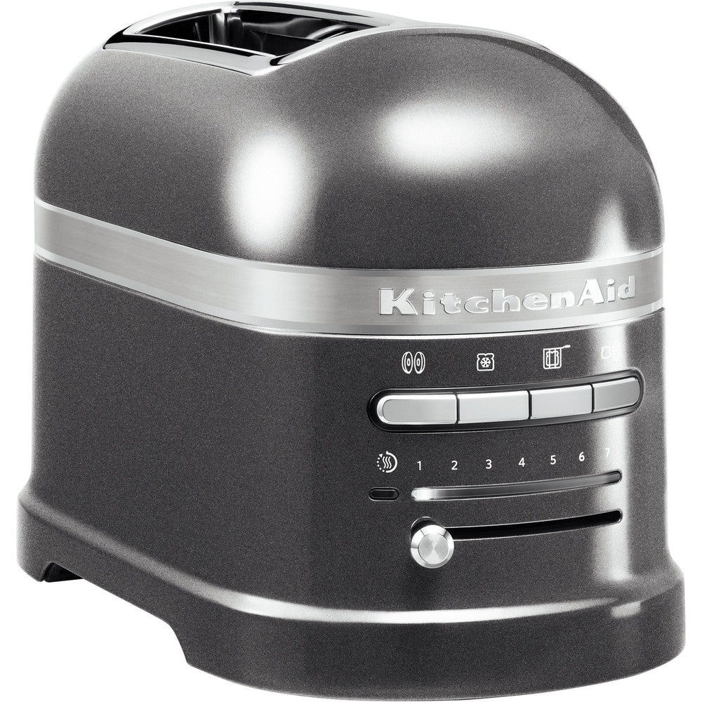 Artisan 2-Slot Toaster - Medallion Silver