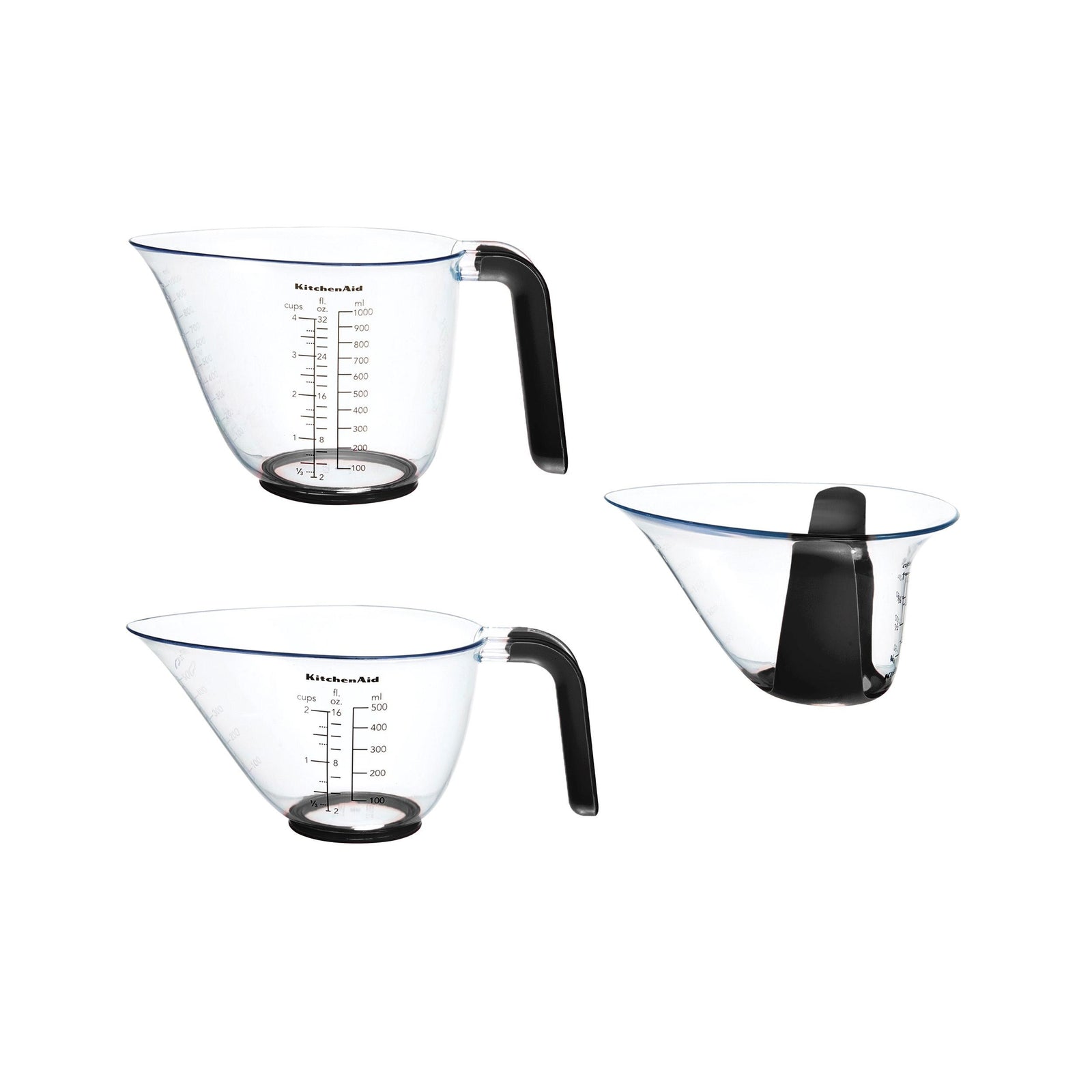 3 Pc Measuring Jugs - Transparent